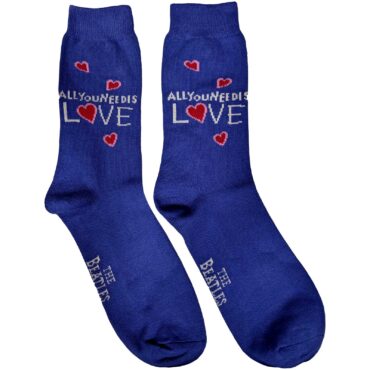 The Beatles Ankle Socks: All you need is love (UK Size 7 - 11)