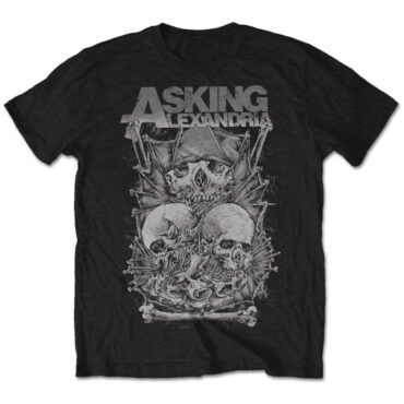 Asking Alexandria T-Shirt: Skull Stack