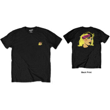 Blondie T-Shirt: Punk Logo (Back Print/Retail Pack)