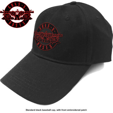 Guns N Roses Baseball Cap: Red Circle Logo