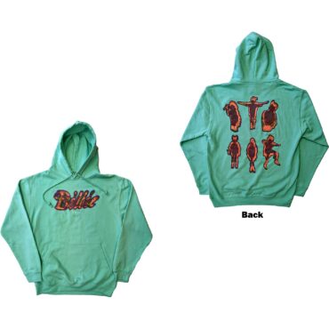 Billie Eilish Pullover Hoodie: Silhouettes (Back Print)