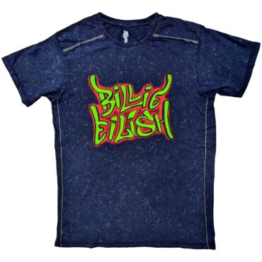 Billie Eilish T-Shirt: Graffiti (Wash Collection)
