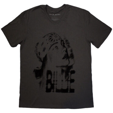 Billie Eilish T-Shirt: Tonal Bandana Photo (Charcoal Grey)