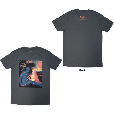 David Gilmour T-Shirt: Luck & Strange London 2 (Grey) (Back Print & Ex-Tour)