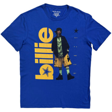 Billie Eilish T-Shirt: Billie (Blue)
